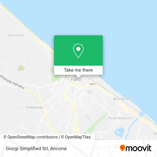 Giorgi Simplified Srl map
