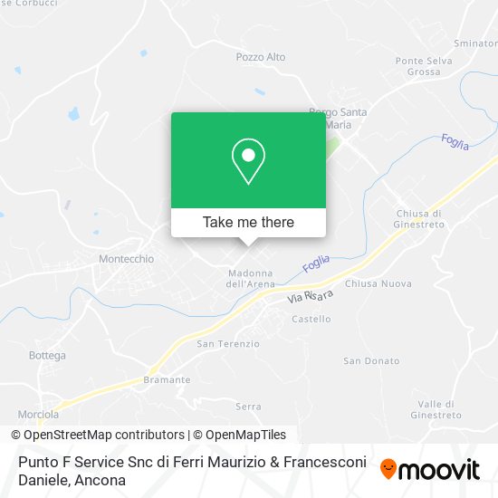 Punto F Service Snc di Ferri Maurizio & Francesconi Daniele map