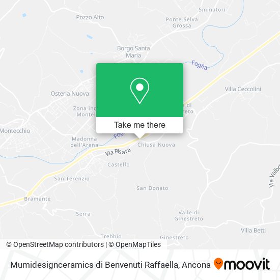 Mumidesignceramics di Benvenuti Raffaella map