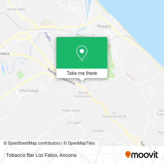 Tobacco Bar Lisi Fabio map