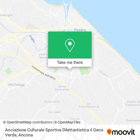 Aociazione Culturale Sportiva Dilettantistica il Geco Verde map