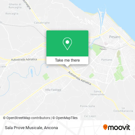 Sala Prove Musicale map