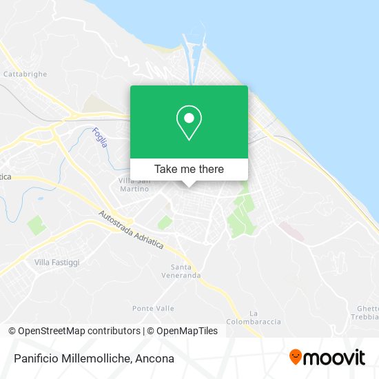 Panificio Millemolliche map