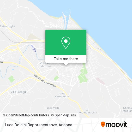 Luca Dolcini Rappresentanze map
