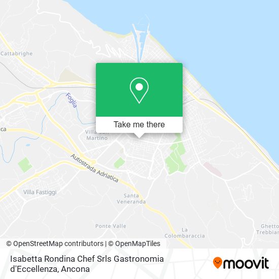 Isabetta Rondina Chef Srls Gastronomia d'Eccellenza map
