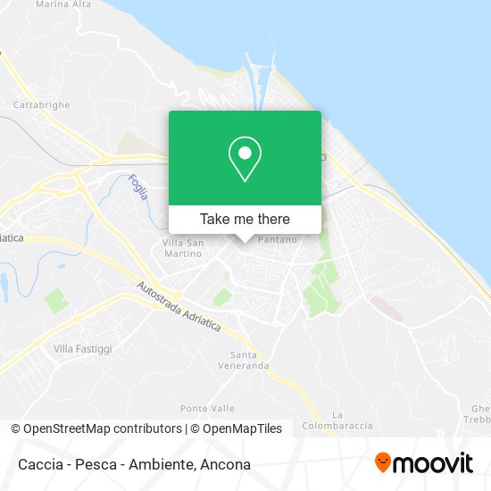 Caccia - Pesca - Ambiente map