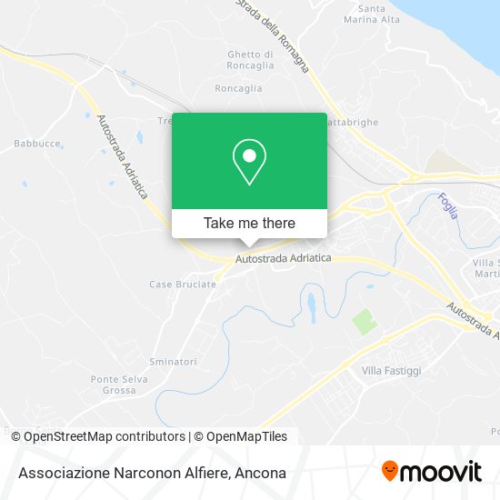 Associazione Narconon Alfiere map
