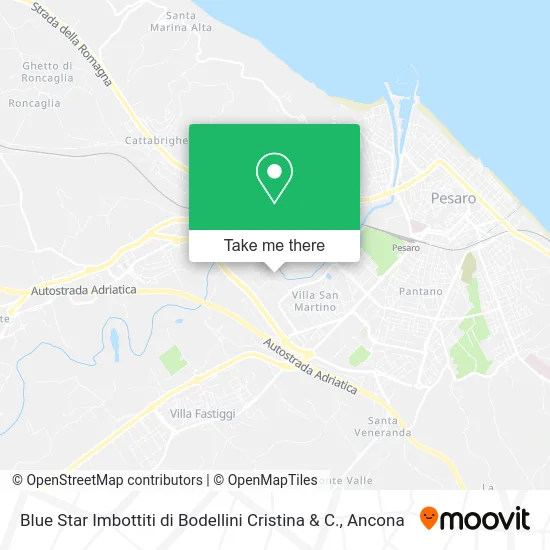 Blue Star Upholstery by Bodellini Cristina & Co. map