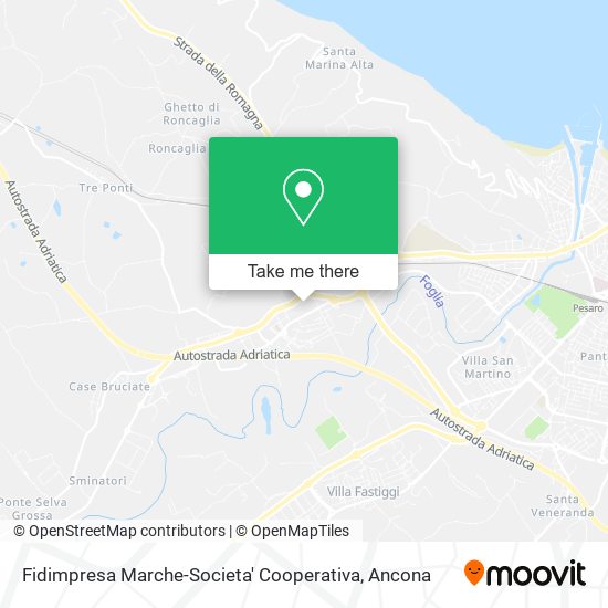 Fidimpresa Marche-Societa' Cooperativa map