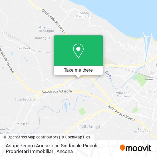 Asppi Pesaro Aociazione Sindacale Piccoli Proprietari Immobiliari map