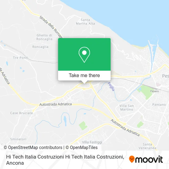 Hi Tech Italia Constructions map