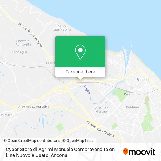 Cyber Store di Agrimi Manuela Compravendita on Line Nuovo e Usato map