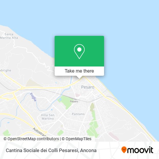 Cantina Sociale dei Colli Pesaresi map