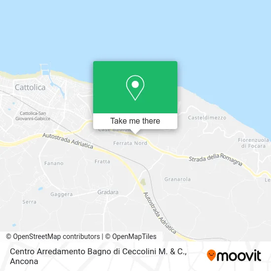 Centro Arredamento Bagno di Ceccolini M. & C. map