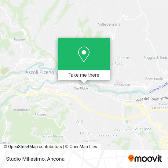 Studio Millesimo map