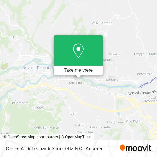 C.E.Es.A. di Leonardi Simonetta & C. map