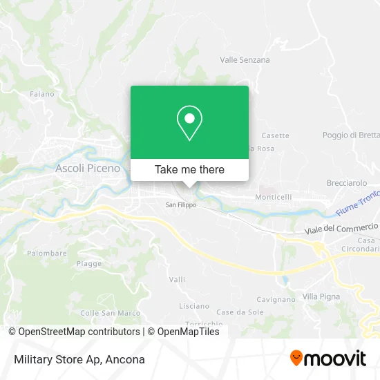 Military Store Ap map