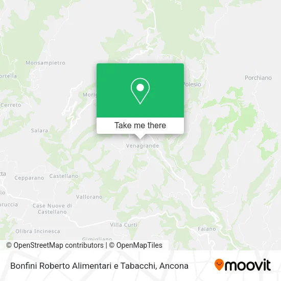 Bonfini Roberto Alimentari e Tabacchi map