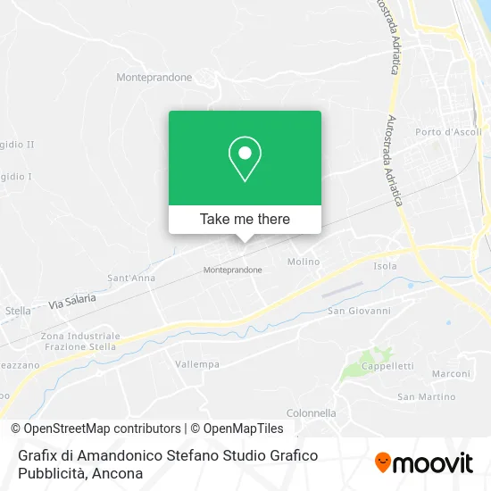 Grafix by Stefano Amandonico Graphic Design Advertising Studio map