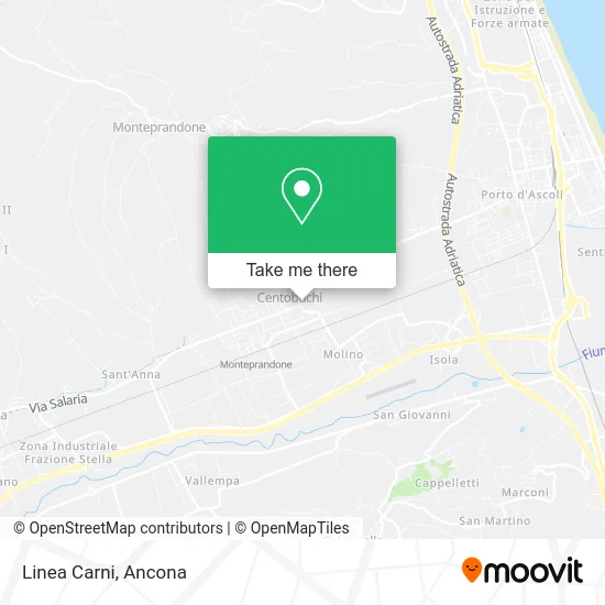 Linea Carni map