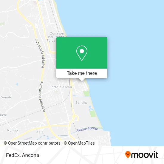 FedEx map