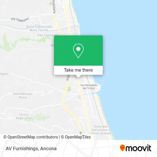 AV Furnishings map