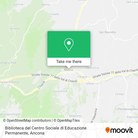 Social Center Permanent Education Library map