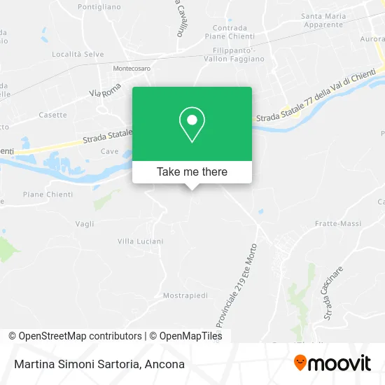 Martina Simoni Sartoria map