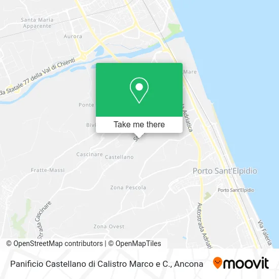 Panificio Castellano di Calistro Marco e C. map