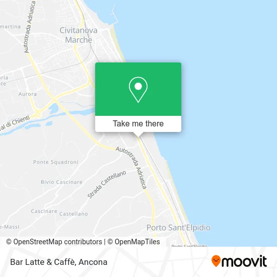 Bar Latte & Caffè map