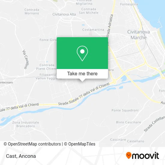 Cast map