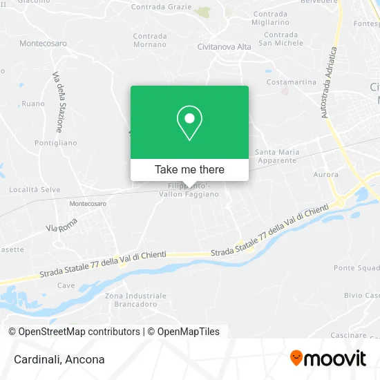 Cardinali map