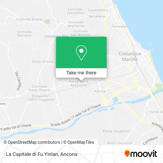 La Capitale di Fu Yinlan map