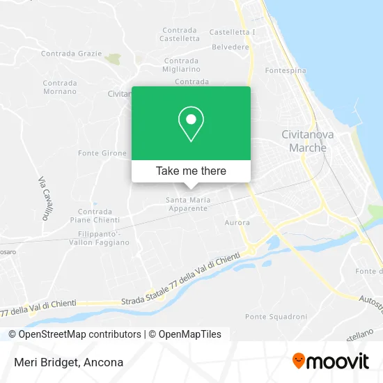 Meri Bridget map