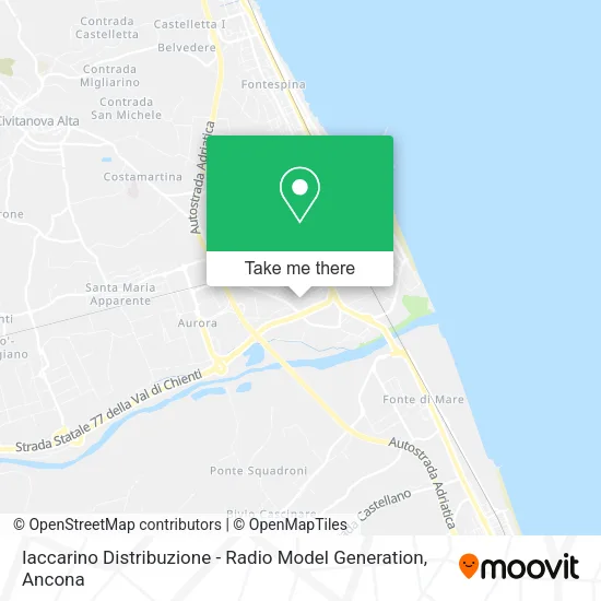 Iaccarino Distribuzione - Radio Model Generation map