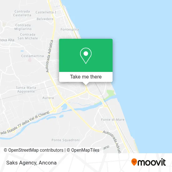 Saks Agency map