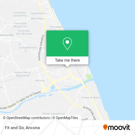 Fit and Go map