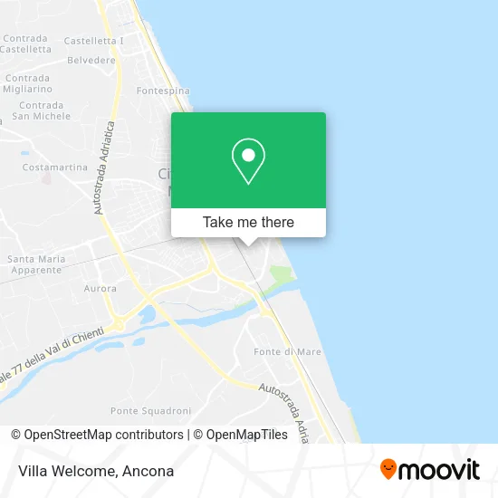 Villa Welcome map