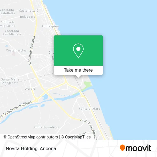 Novità Holding map