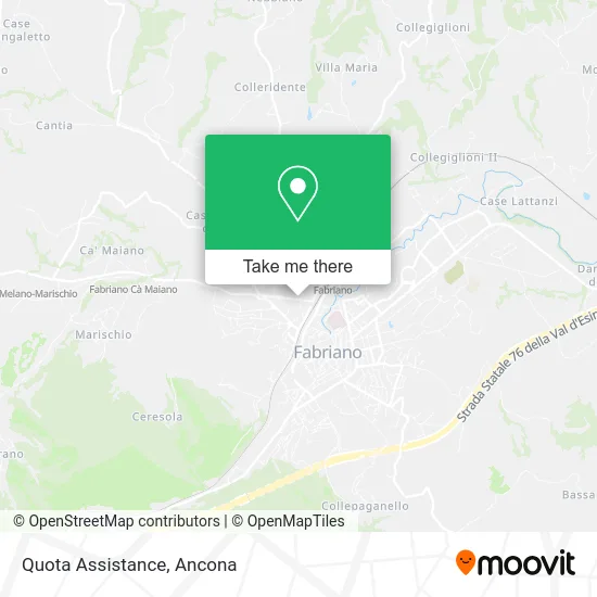 Quota Assistance map