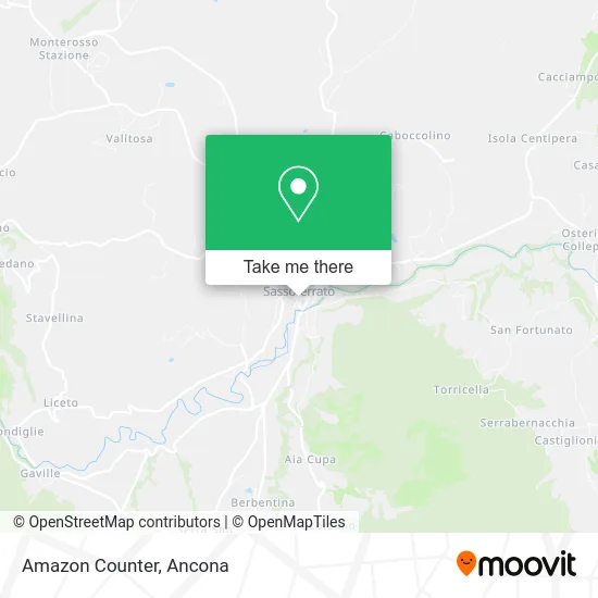 Amazon Counter map