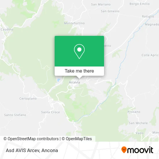 Asd AVIS Arcev map