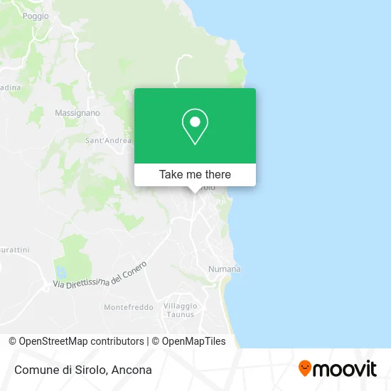 Comune di Sirolo map