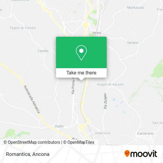 Romantica map