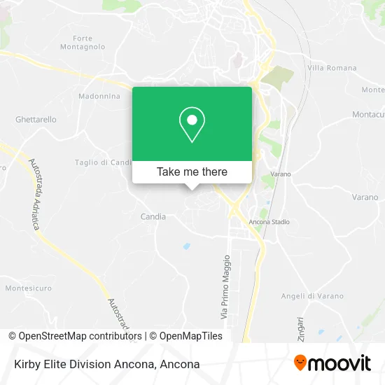 Kirby Elite Division Ancona map