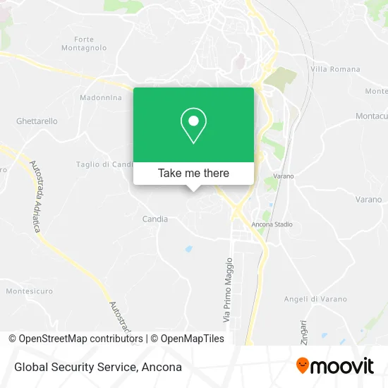 Global Security Service map