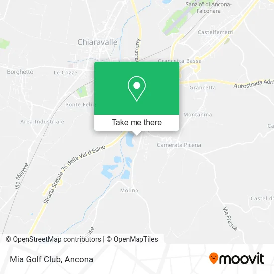 Mia Golf Club map