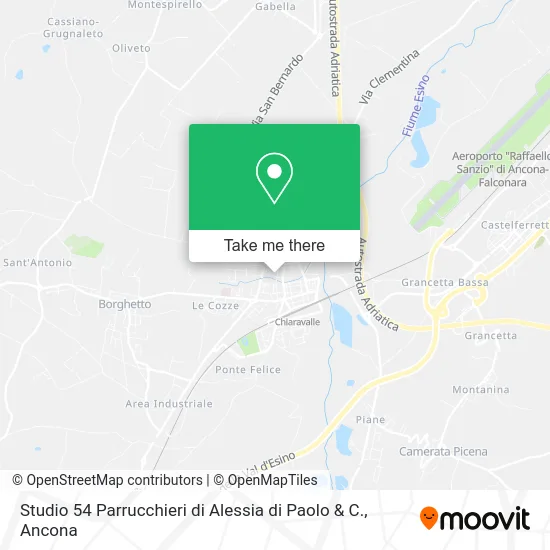 Studio 54 Parrucchieri di Alessia di Paolo & C. map