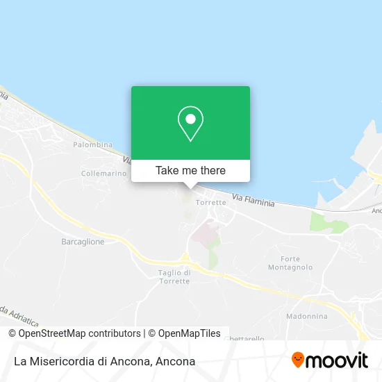 La Misericordia di Ancona map