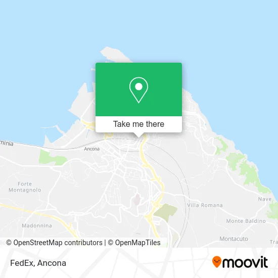 FedEx map